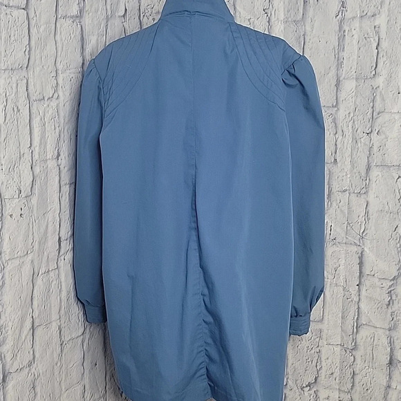 PA ORIGINALS Blue Mid Length‎ Lightweight Coat Size 14 1/2 16 1/2 - Picture 8 of 9